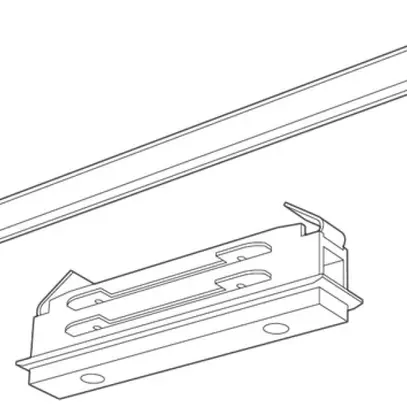 Raccord longitudinal Lytespan 3, blanc 