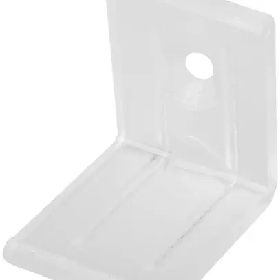 Clip di fissaggio LDV PM06/MB, per profilo d'angolo PM06, trasparente 