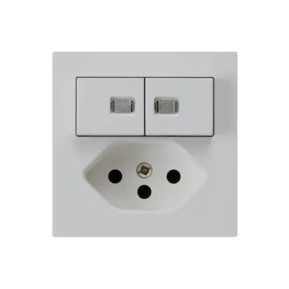 Combinaison lumineuse ENC 3/1P+A-R+T13 gris clair kallysto 