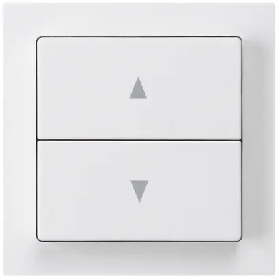 Kit frontal kallysto 60×60 blanc pour interrupteur/contact pour stores double 