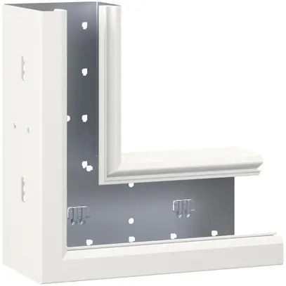 Angolo piatto up tehalit EK 115110, bianco traffico 