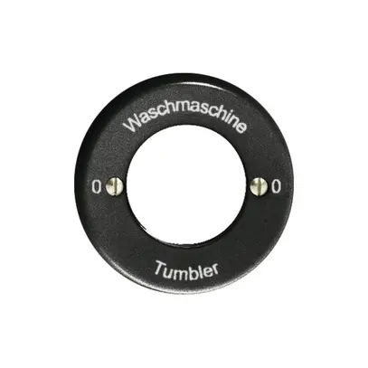 Kit front. 0-Waschmaschine-0-Tumbler per interr.a chiave nero 