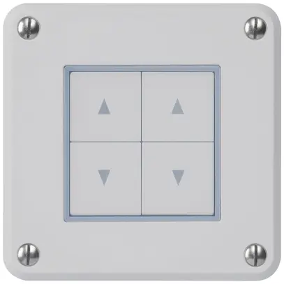 Contact pour stores ENC robusto IP55 gris avec 4 touches de fonction combinaison 