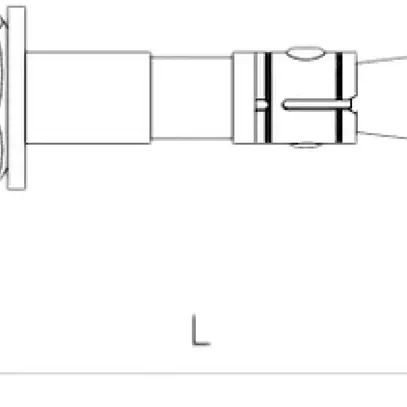 Goujon d'ancrage Bettermann Simplex M10×60mm zingué 