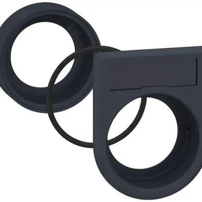 Montagekit Harmony für Wahl-/Leuchtdruckschalter flach, Bezeichnungschild 1× 