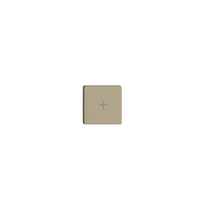 Poussoir 1/4 ENC Edue Wiser symbole + (plus) sand 