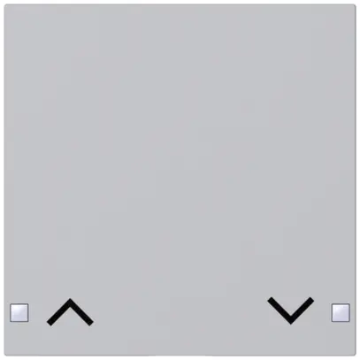 Touche SIDUS 1/2f pour senseur poussoir avec flèche haut/bas, alu 