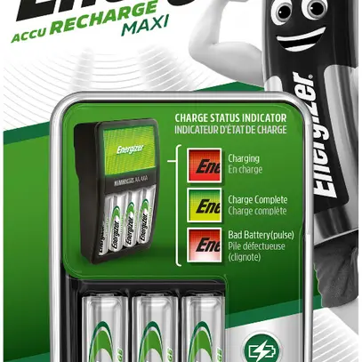 Caricabatterie Energizer Maxi Charger + 4 AA batterie 2000mAh 