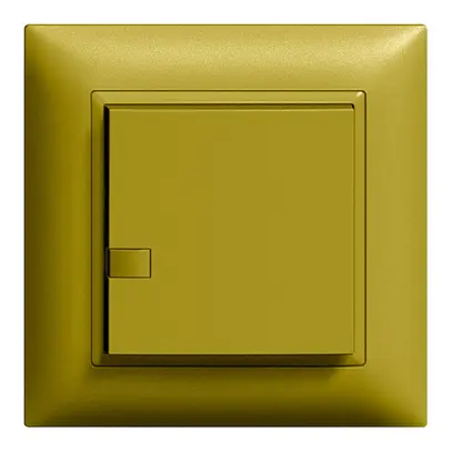 Poussoir ENC ZEP imp/minuterie 1c/1t station centr. EDIZIOdue olive 