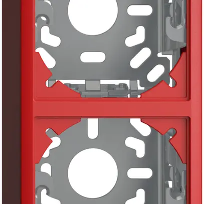 Cappa con piastra di base 2×54mm per combinazione FX verticale/orizzontale berry 