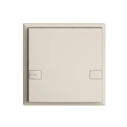 Poussoir ENC KNX 1× EDIZIOdue colore crema RGB avec LED 