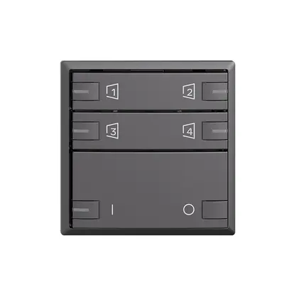 Kit montaggio Edue zeptrionAIR, WLAN, ON/OFF, RGB-LED, 2×tasto, 2×comm., grs 