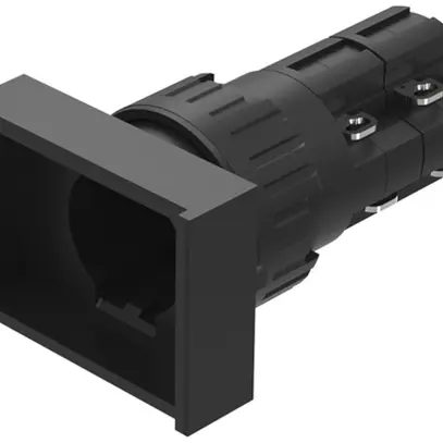 Allogiamento per pulsante luminoso EAO31 alto 18×24mm Ø16mm 2R 2Ch IP40 