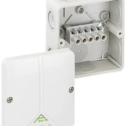 Boîte dérivation AP Abox-i 40 4mm², PC, 93×93×55mm, IP65 
