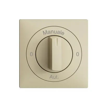 Kit front. 0-Manuale-0-Aut.van EDIZIOdue 60×60mm per interr.rot 