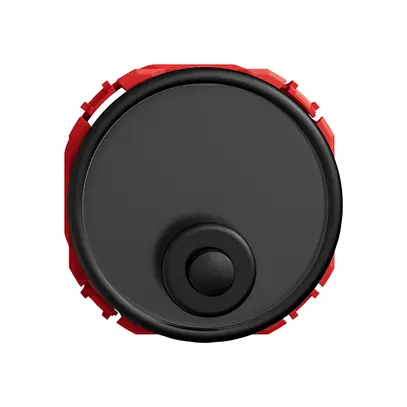 Contact à poussoir de sonnerie STANDARDdue SNAPFIX® 6A 250V étiquette no 
