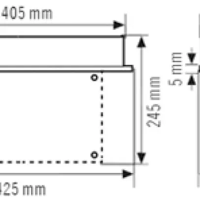 Lampada di emergenza ESYLUX SLD EL LED IR 230V 3W IP40 3h bi nel soffitto 