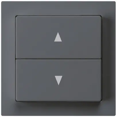 Kit frontale kallysto 60×60 antracite per interruttore/tasto per tapp.doppio 