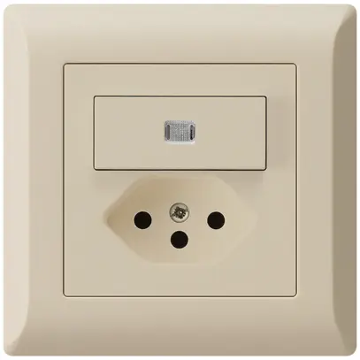 Combinazione luminosa INC A-R/1P+T13 kallysto.line beige 