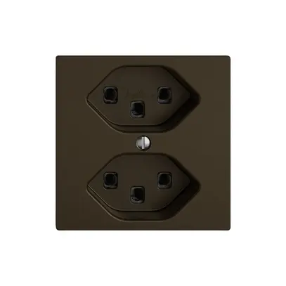 Prise EDIZIO.liv SNAPFIX® 2×T23 br 