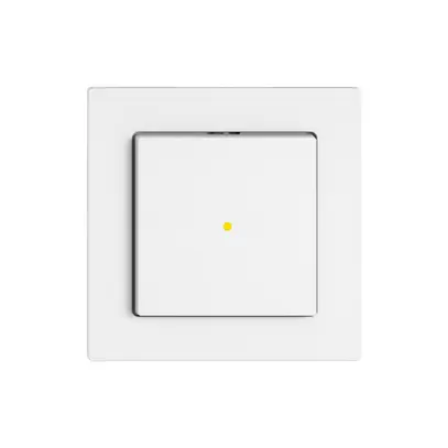 Contact à poussoir EDIZIO.liv SNAPFIX® ARK/1P éclairage frontal jaune bc 