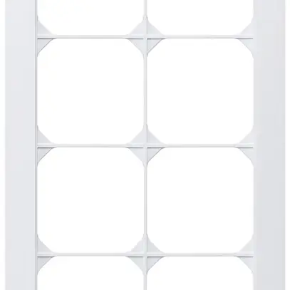 Telaio di copertura INC kallysto.trend 4×2 bianco 154×274mm 