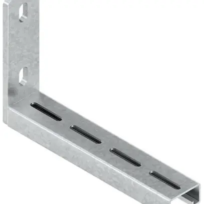 Console murale/suspendu 114×104mm zinguée à chaud par immersion 
