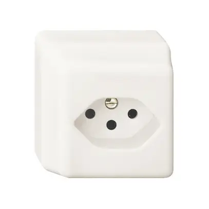 Prise AP FH T13 blanc 