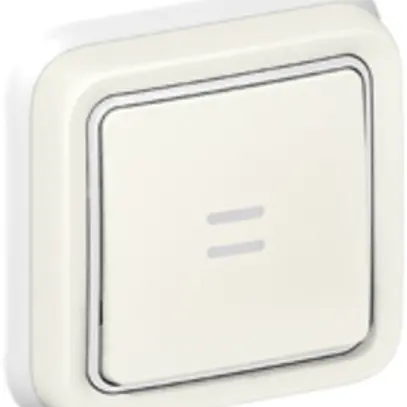 UP-Leuchtwippschalter PLEXO 3/1L weiss Kontrolle 