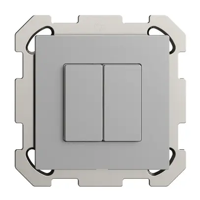 Stazione secondaria per interruttore INC 2c/2t WLAN Edue Wiser silver 