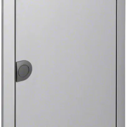 Cornice con porta Hager volta 3-file 348×630×9mm IP30 acciaio affinato 