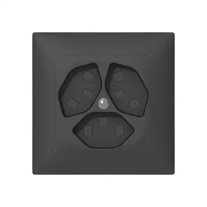Prise ENC SIDUS 3×T23 anthracite 