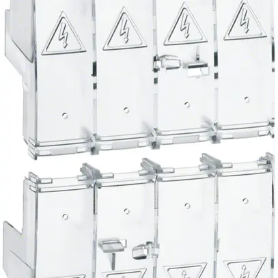 Couvre-bornes Hager 4L pour interrupteur de charge 100…160A 