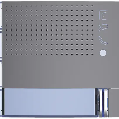 Façade pour module haut-parleur de porte Sfera avec 1 bouton gris graphite 