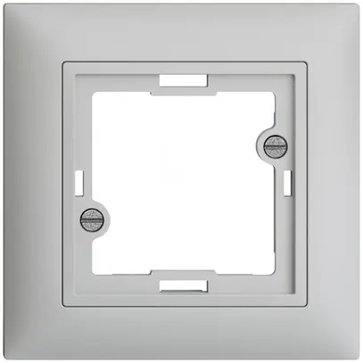 Kit frontale EDIZIOdue grigio chiaro 88×88mm per lampada spia piatta 