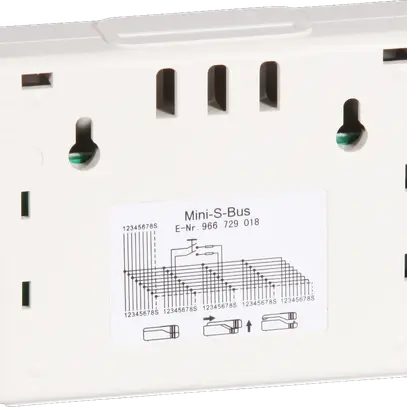 Distributore S-Bus 5×RJ45f STP, bianco 