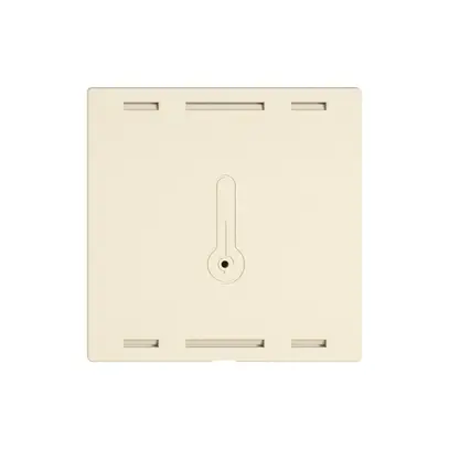 Raumtemperatursensor EDIZIO.liv Wiser SNAPFIX® K+ 230V 60×60mm cr 