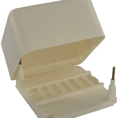 Boîte de dérivation AP Fixer 97×97×51 blanc sans bornes 