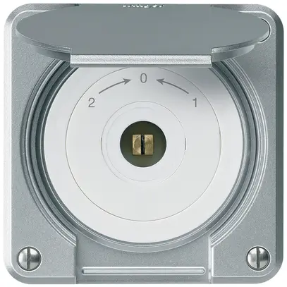 Contact pivotant à clé carrée ENC robusto IP55 aluminium clapet inverseur combi 