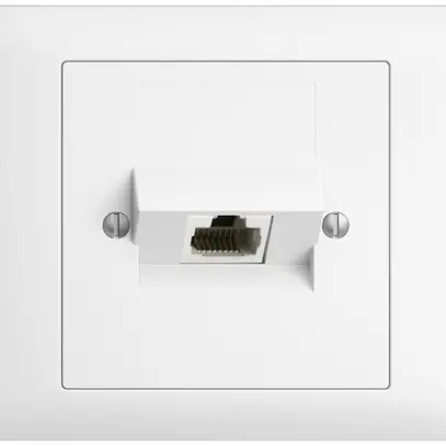 Prise INC 1×RJ45/u 8P ITplus EDIZIOdue blanc 