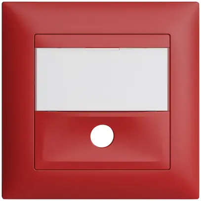 Kit frontal ENC EDIZIOdue berry 88×88mm pour poussoir de sonnerie 