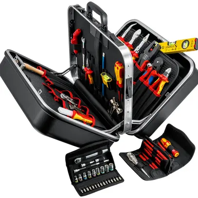 Valise d'outils KNIPEX "BIG Twin" Elektro, 63 pièces 