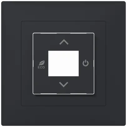 Kit frontal ENC ABB SIDUS anthracite pour thermostat d'amb.free@home 