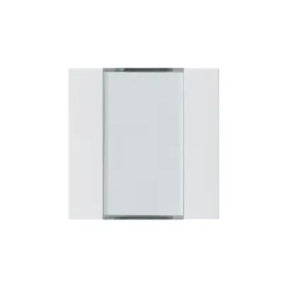 Kit frontale Hager kallysto 2×KNX systemlink/easylink bianco 