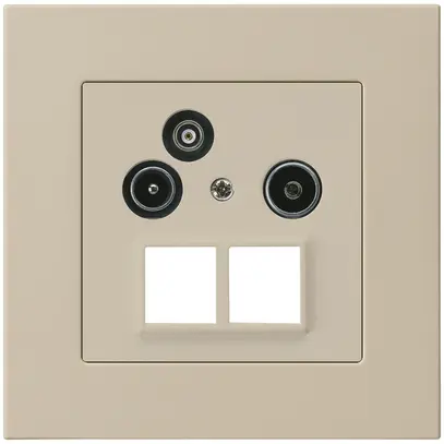 Prise pour antenne ENC R/TV/données kallysto.pro HMS 2GHz 10.5db beige 