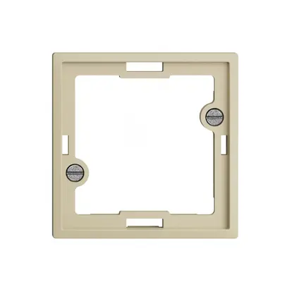 Plaque frontale EDIZIOdue vanille pour lampe témoin plate 