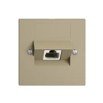 Presa INC 1×RJ45/u 8P ITplus EDIZIOdue sand 