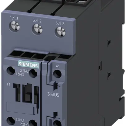 Leistungsschütz Siemens SIRIUS 3RT2 S2 230VAC 3L 50A (+1S/1Ö) Schraubklemmen 