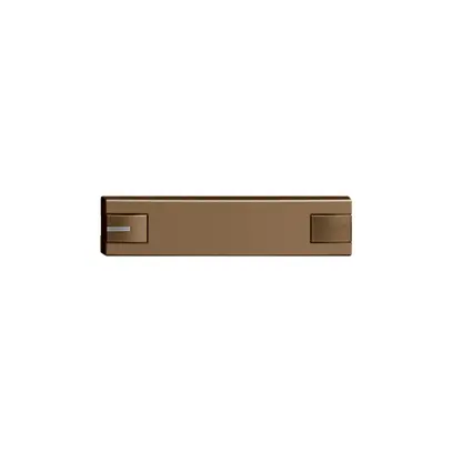 Touche 1/4 KNX/électron.a.LED EDIZIOdue commande à 2-touches coffee 