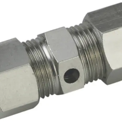 Manchon à vis droit Flury PA71 pour fil, Ø 8mm, laiton-nickelé 